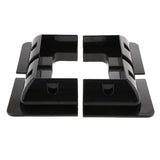 Max Maxb Plastic Dustproof Waterproof Electrical Wiring Connection Junction Box Black