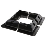 Max Maxb Plastic Dustproof Waterproof Electrical Wiring Connection Junction Box Black