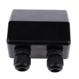 Max Maxb RV Marine Caravan Electrical Wiring Connection Junction Box Waterproof Black
