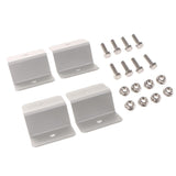 Max 4 Piece Solar Panel Z Shap Aluminum Mounting Bracket Holder for Roof RV Boat