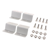 Max 4 Piece Solar Panel Z Shap Aluminum Mounting Bracket Holder for Roof RV Boat