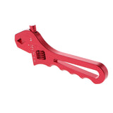 Maxbell AN3 to AN16 Metal Wrench Fitting Tools Spanner Adjustable Fitting Kit Red