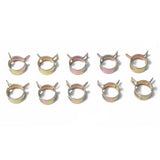 Maxbell 80pcs Fuel Line Spring Clip Water Pipe Air Fastener 6-15mm 8 Sizes Solid