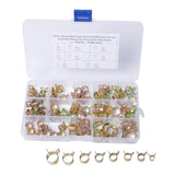 Maxbell 80pcs Fuel Line Spring Clip Water Pipe Air Fastener 6-15mm 8 Sizes Solid