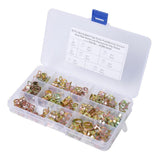 Maxbell 80pcs Fuel Line Spring Clip Water Pipe Air Fastener 6-15mm 8 Sizes Solid