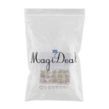 Maxbell 80pcs Fuel Line Spring Clip Water Pipe Air Fastener 6-15mm 8 Sizes Solid
