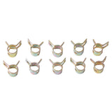Maxbell 10pcs 17mm Car Spring Clip Fuel Line Hose Water Pipe Air Tube Clamp Fastener