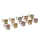 Maxbell 10pcs 17mm Car Spring Clip Fuel Line Hose Water Pipe Air Tube Clamp Fastener