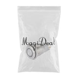 Max Maxb 16mm Metal Switch Power Start Button Self Latching with LED Ring  White