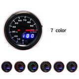 Max Maxb Automobile Oil Meter Pressure Gauge 0-100 psi Analog Black Case with LED
