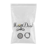 Max Maxb Automobile Oil Meter Pressure Gauge 0-100 psi Analog Black Case with LED