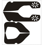 Max Maxb 4pcs Car Side Door Fender Edge Guard Sticker Paste For Honda Accord 14-17