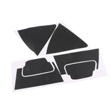 Max Maxb 6pcs Car Door Handle Sticker Paster Trim For Honda Vezel HRV 2016 2017 Black