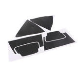 Max Maxb 6pcs Car Door Handle Sticker Paster Trim For Honda Vezel HRV 2016 2017 Black