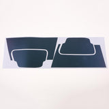 Max Maxb 6pcs Car Door Handle Sticker Paster Trim For Honda Vezel HRV 2016 2017 Blue