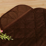 Maxbell Non-slip Car Seat Cushion Protector Chair Mat Pad for Car Office Home Brown