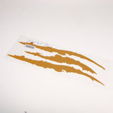 Max Maxb Car Reflective Monster Sticker Claw Marks Headlight Vinyl Decal  Yellow