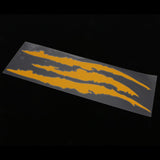 Max Maxb Car Reflective Monster Sticker Claw Marks Headlight Vinyl Decal  Yellow