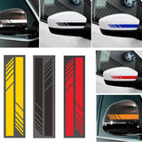 Max Maxb 2 Line Vinyl Car Rearview Mirror Stickers Auto Truck Home Decor Red
