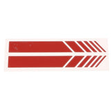 Max Maxb 2 Line Vinyl Car Rearview Mirror Stickers Auto Truck Home Decor Red