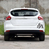 Max Maxb Car Bumper Window Vinyl Decal Sticker ''DON'T TOUCH MY CAR'' Graphic White