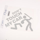 Max Maxb Car Bumper Window Vinyl Decal Sticker ''DON'T TOUCH MY CAR'' Graphic White