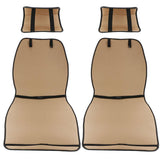 Max Maxb 1 set Front Seat Flax Fabrics Covers Protective Cushion Four Seasons Blue