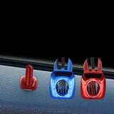 Max Maxb Door Window Pin Locking Knob Button Cover Trim for BMW 5 Series F10 F18 Blue