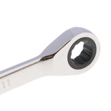 Max Maxb 72 Teeth Double-Use Fixed Head Plum Ratcheting Wrench Spanner Tools 11mm