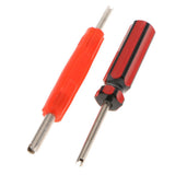 Max Maxb 102Pcs Tire Valve Stem Core Part Dual /Single Head Valve Core Remover Set