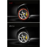 Max Maxb 16 Pieces Car 14'' - 16" Wheel Tire Hub Rim Edge Protector Ring Strip Yellow