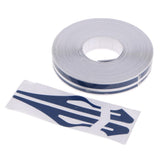 Max Maxb Brooches Stripe Tape Vinyl Decal Car Stickers Steamline Dual Line Blue