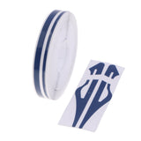 Max Maxb Brooches Stripe Tape Vinyl Decal Car Stickers Steamline Dual Line Blue