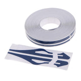 Max Maxb Brooches Stripe Tape Vinyl Decal Car Stickers Steamline Dual Line Blue