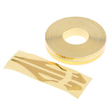Max Maxb Brooches Stripe Tape Vinyl Decal Car Stickers Steamline Dual Line Golden
