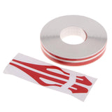 Max Maxb Brooches Stripe Tape Vinyl Decal Car Stickers Steamline Dual Line Red
