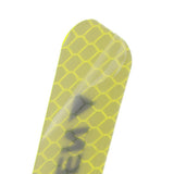 Max Maxb 4 Pieces Safety Reflective Open Sign Warning Mark Car Door Stickers Yellow