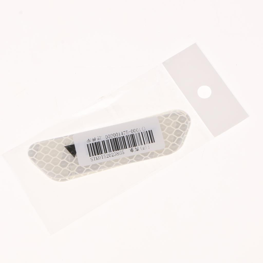Max Maxb 4 Pieces Safety Reflective Open Sign Warning Mark Car Door Stickers White