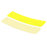 Max Maxb 2 Pieces Car Wheel Rim Eyebrows Reflective Sticker Decor Warning Sign Yellow
