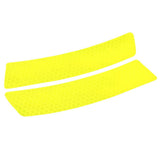 Max Maxb 2 Pieces Car Wheel Rim Eyebrows Reflective Sticker Decor Warning Sign Yellow