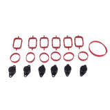 Maxbell 6 Pieces 33mm Diesel Swirl Flap Repair Kits for BMW E90 E91 320d 325d Black