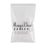 Maxbell 6 Pieces 33mm Diesel Swirl Flap Repair Kits for BMW E90 E91 320d 325d Black