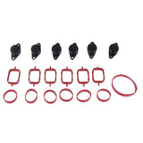 Maxbell 6 Pieces 33mm Diesel Swirl Flap Repair Kits for BMW E90 E91 320d 325d Black