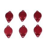 Max 6 Pieces 33mm Diesel Swirl Flap Repair Kits for BMW E90 E91 320d 325d Red
