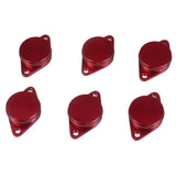 Max 6 Pieces 33mm Diesel Swirl Flap Repair Kits for BMW E90 E91 320d 325d Red