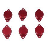 Max 6 Pieces 33mm Diesel Swirl Flap Repair Kits for BMW E90 E91 320d 325d Red