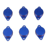 Max 6 Pieces 33mm Diesel Swirl Flap Repair Kits for BMW E90 E91 320d 325d Blue