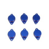 Max 6 Pieces 33mm Diesel Swirl Flap Repair Kits for BMW E90 E91 320d 325d Blue