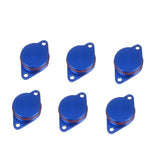 Max 6 Pieces 33mm Diesel Swirl Flap Repair Kits for BMW E90 E91 320d 325d Blue