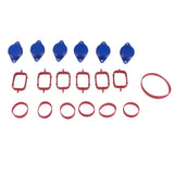 Max 6 Pieces 33mm Diesel Swirl Flap Repair Kits for BMW E90 E91 320d 325d Blue